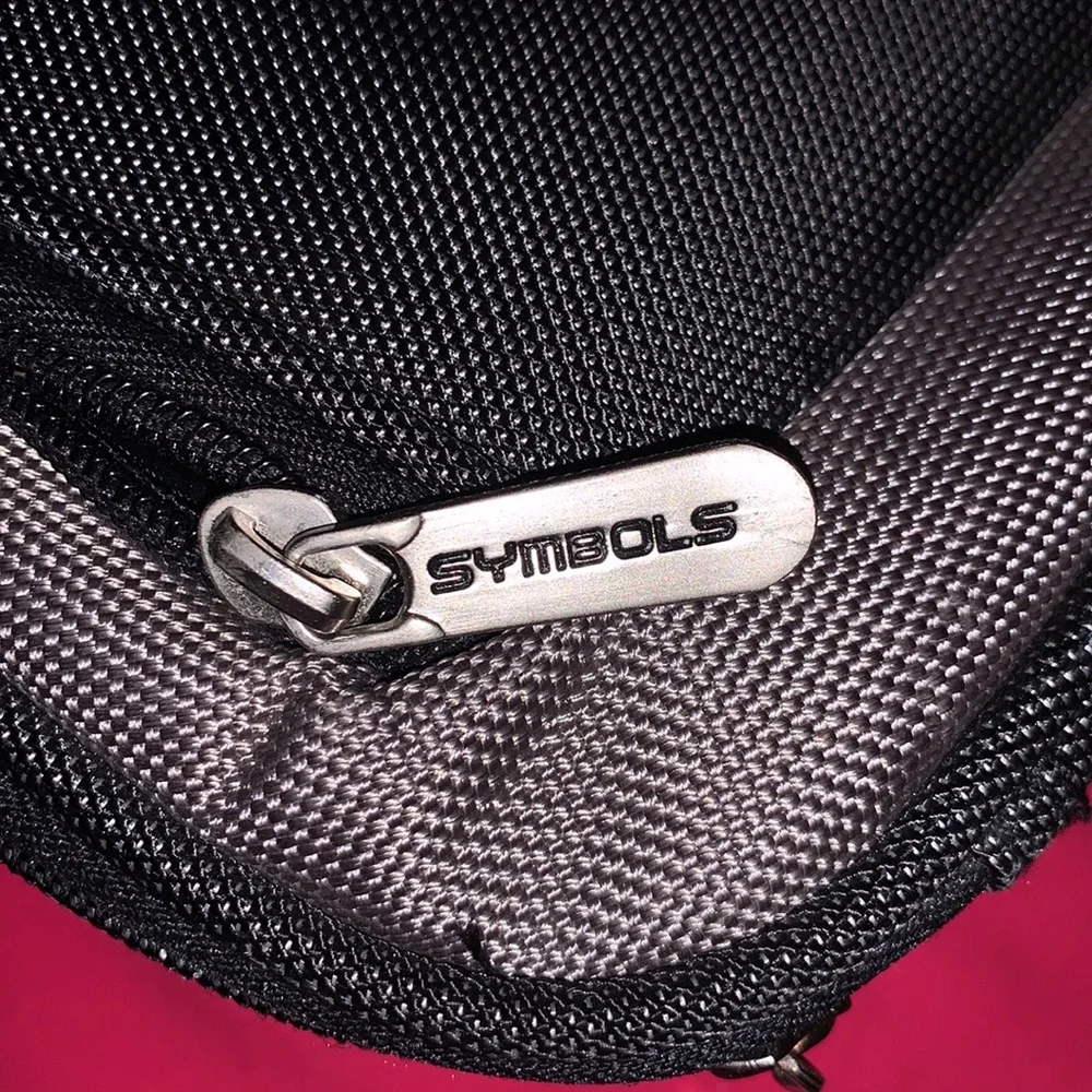 Symbols grey universal carry travel bag